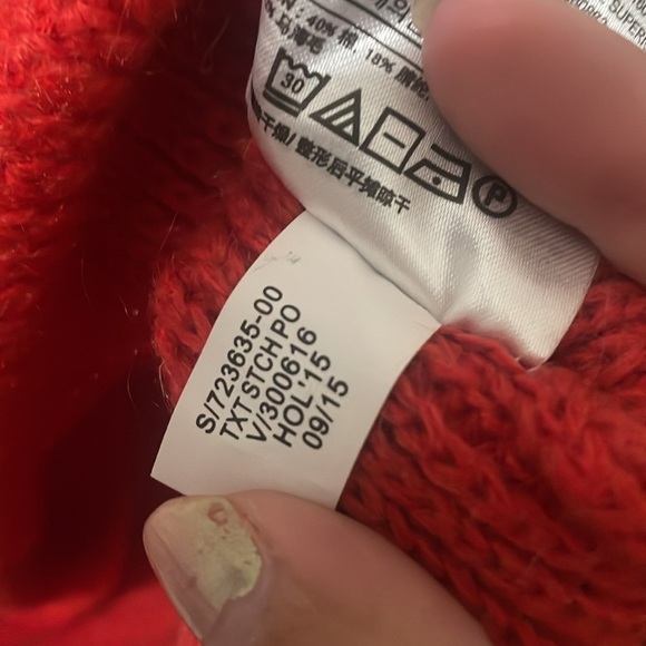 Banana Republic Red Knit Sweater Size M - Picture 5 of 5